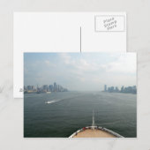 Hudson River Postkarte (Vorne/Hinten)