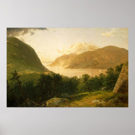 Hudson River Scene von John Frederick Kensett Poster
