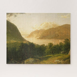 Hudson River Scene von John Frederick Kensett Puzzle