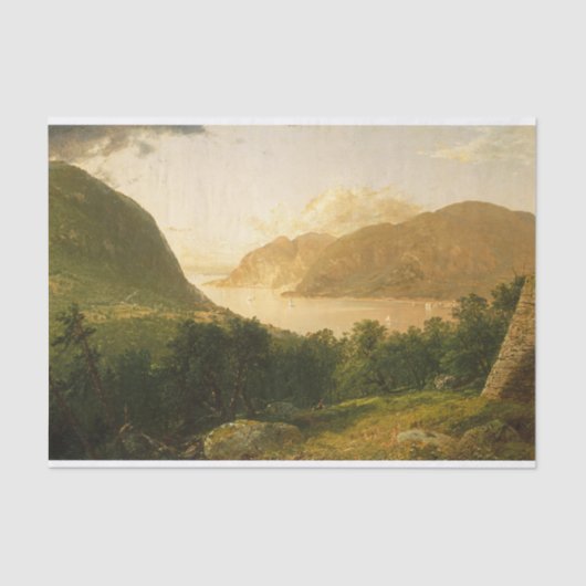 Hudson River Scene von John Frederick Kensett Seidenpapier (Vorderseite)