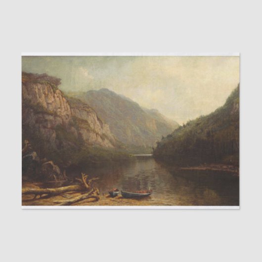 Hudson River Scene von Mary Josephine Walters Seidenpapier (Vorderseite)