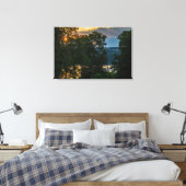 Hudson River Summer Abend Leinwanddruck (Insitu (Schlafzimmer))