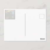 Hudson River Summer Abend W/Border Postcard Postkarte (Rückseite)