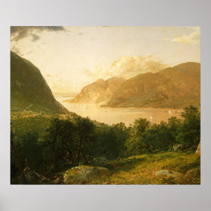 Hudson River Szene von John Frederick Kensett Poster