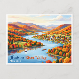 Hudson River Valley New York Postkarte
