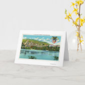 Hudson River View von der US-Militärakademie Karte (Gelbe Blume)