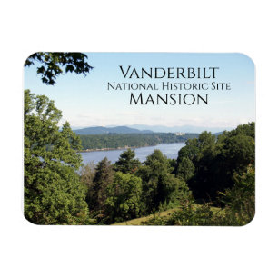 Hudson River von Vanderbilt Mansion, Hyde Par, NY Magnet
