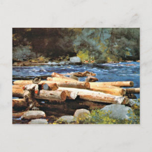 Hudson River von Winslow Homer Postkarte