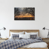 Hudson River Winter Sunset Leinwanddruck (Insitu (Schlafzimmer))