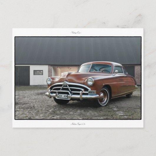 Hudson Super 6 '51 Postkarte (Vorderseite)