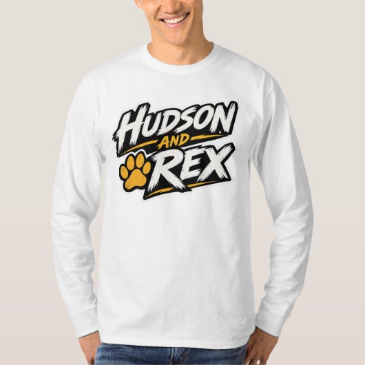 Hudson und Rex T-Shirt (Vorderseite)