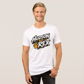 Hudson und Rex Tri-Blend Shirt (Vorderseite voll)