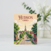 Hudson USA Postkarte (Stehend Vorderseite)