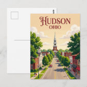 Hudson USA Postkarte (Vorne/Hinten)