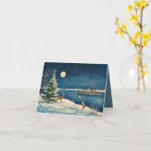 Hudson Valley Americana Märchen-Weihnachtskarte Karte (Gelbe Blume)
