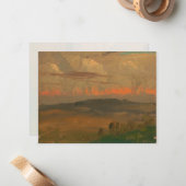 Hudson Valley Landscape Mitteilungskarte (Vorderseite/Rückseite Beispiel)