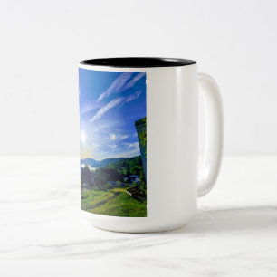 Hudson Valley Landschaftsbecher Zweifarbige Tasse