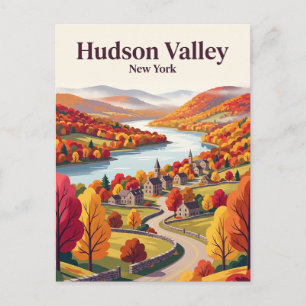 Hudson Valley, New York, USA Postkarte