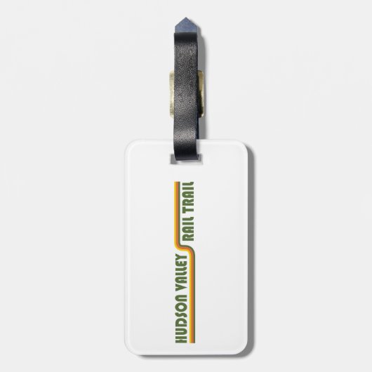 Hudson Valley Rail Trail Gepäckanhänger (Rückseite vertikal)