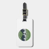 Hudson Valley Rail Trail Gepäckanhänger (Vorderseite vertikal)