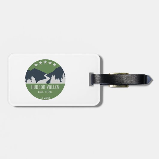 Hudson Valley Rail Trail Gepäckanhänger (Rückseite horizontal)