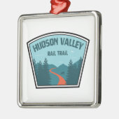 Hudson Valley Rail Trail Ornament Aus Metall (Links)
