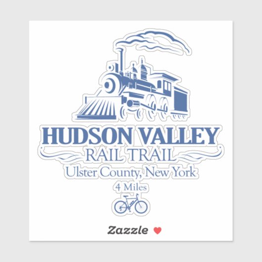 Hudson Valley Rail Trail (RT) Aufkleber (Blatt)