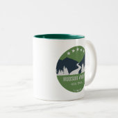 Hudson Valley Rail Trail Zweifarbige Tasse (VorderseiteRechts)