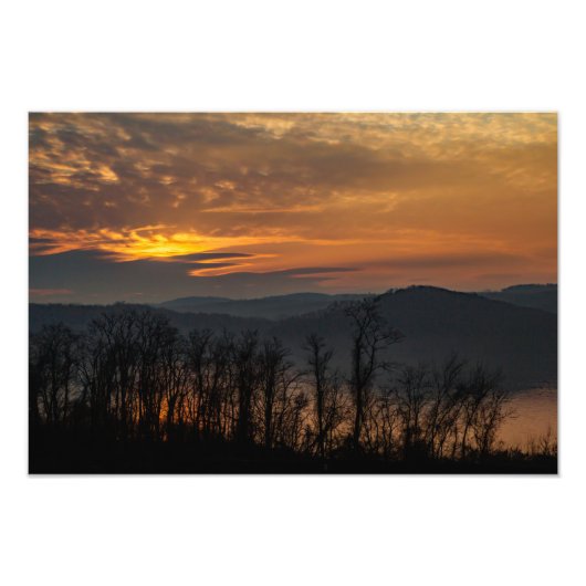 Hudson Valley Sunset Fotodruck (Vorne)