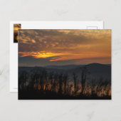 Hudson Valley Sunset Postkarte (Vorne/Hinten)