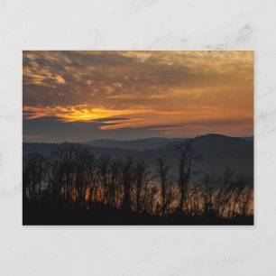 Hudson Valley Sunset Postkarte