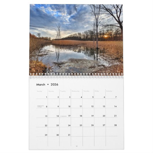 Hudson Valley Wall Calendar Kalender (Mär 2026)