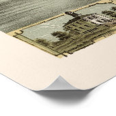 Hudson, WI Panorama Karte - 1870 Poster (Ecke)