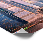 Hudson Yard Manhattan New York Cityscape Poster (Ecke)