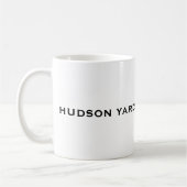 Hudson Yards (Schiff) Empire State Gebäude, NYC Kaffeetasse (Links)