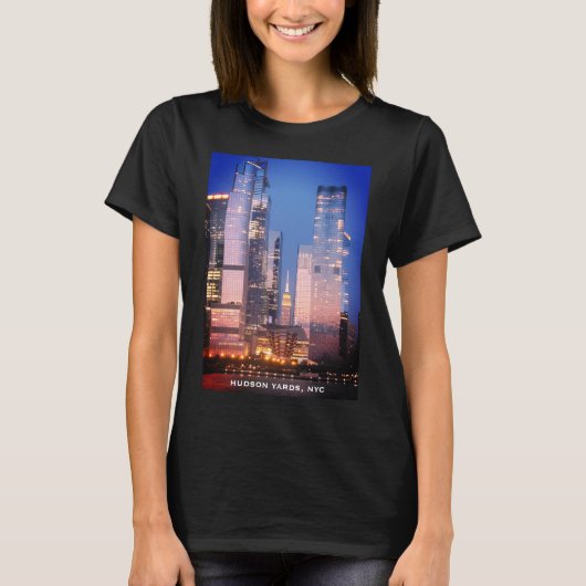 Hudson Yards (Schiff) West Side Manhattan, NYC T-Shirt (Vorderseite)