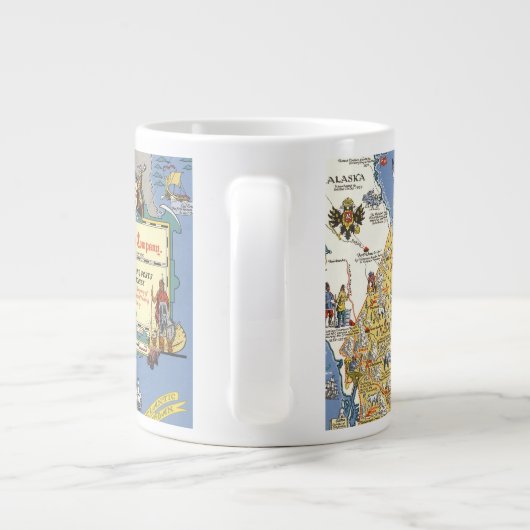 Hudson's Bay Company - Karte von Kanada Jumbo-Tasse (Rückseite)