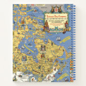 Hudson's Bay Company - Karte von Kanada Notizblock (Rückseite)