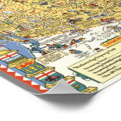 Hudson's Bay Company - Karte von Kanada Poster (Ecke)