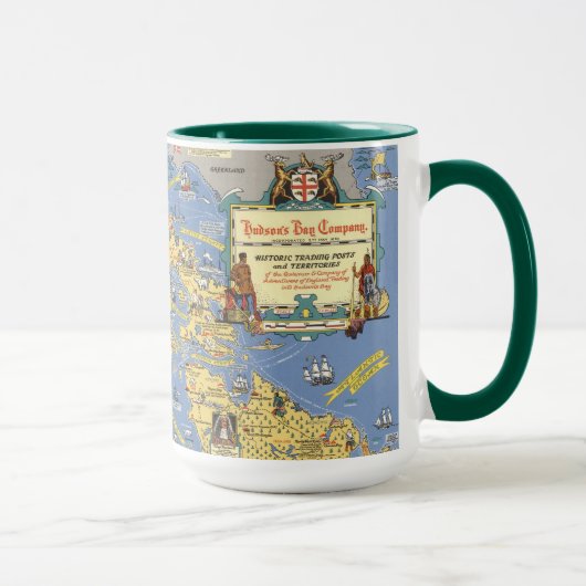 Hudson's Bay Company - Karte von Kanada Tasse (Rechts)