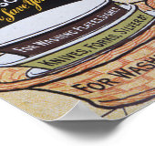 Hudson's Soap 1895 Poster (Ecke)