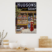 Hudson's Soap 1895 Poster (Küche)