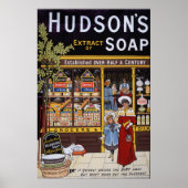 Hudson's Soap 1895 Poster (Vorne)