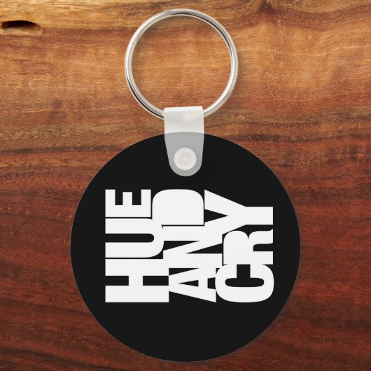 Hue and Cry - Schlüsselanhänger (schwarz) (Vorderseite)