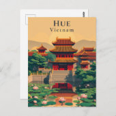 Hue Vietnam Imperial City Postkarte (Vorne/Hinten)