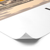 Hue Vietnam Travel Print Poster (Ecke)