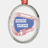 Hueco Behälter Carabiner Silbernes Ornament (Links)