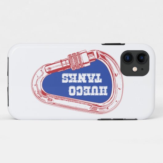 Hueco Tanks Carabiner Case-Mate iPhone Hülle (Rückseite (Horizontal))