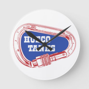 Hueco Tanks Carabiner Runde Wanduhr