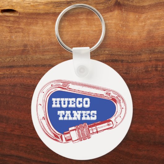 Hueco Tanks Carabiner Schlüsselanhänger (Vorderseite)